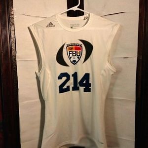 Adidas Techfit Climalite Sleeveless Compression Shirt White L